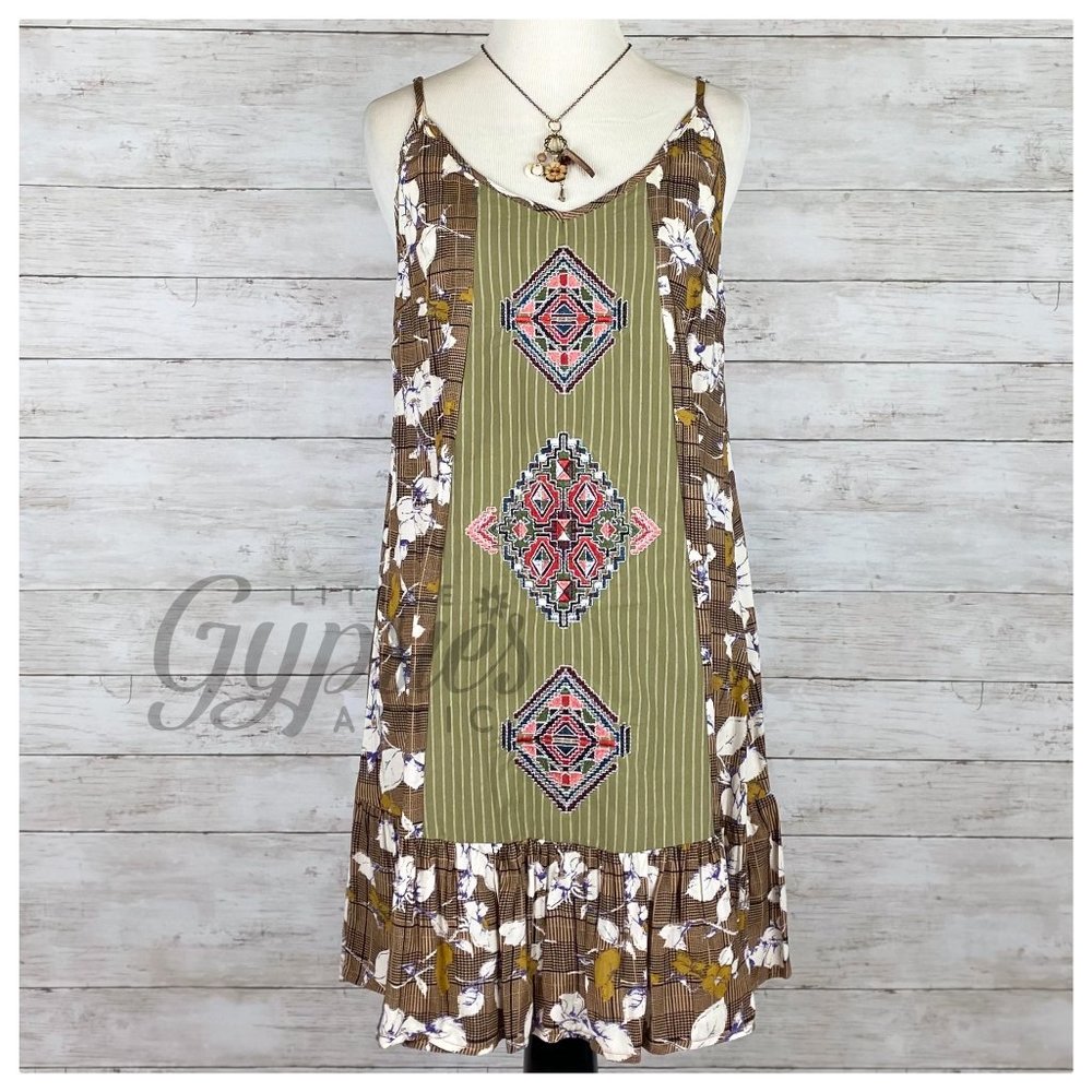 Entro Mixed Media Tunic Dress - Picture 5 of 14